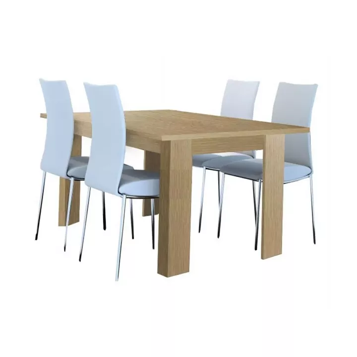 Τραπέζι κουζίνας 120cm ανοιγόμενο δρυς