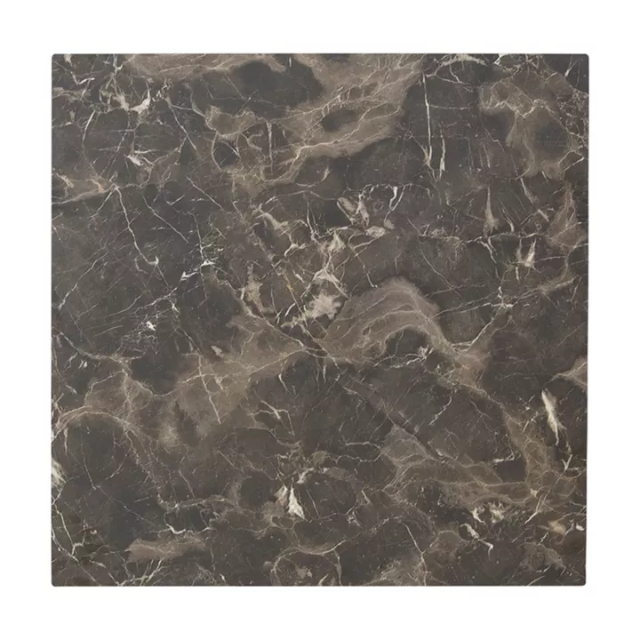 Verhia table top pakoworld HPL dark grey marble look 69x69cm 12mm thick