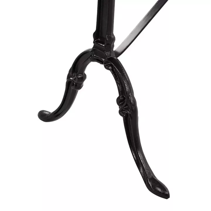 Table with base from cast iron HM440 with marble oval 120x59x72