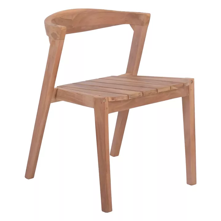 OUTDOOR DINING CHAIR ORLEAN HM18130 TEAK WOOD IN NATURAL COLOR 49x56x72Hcm.