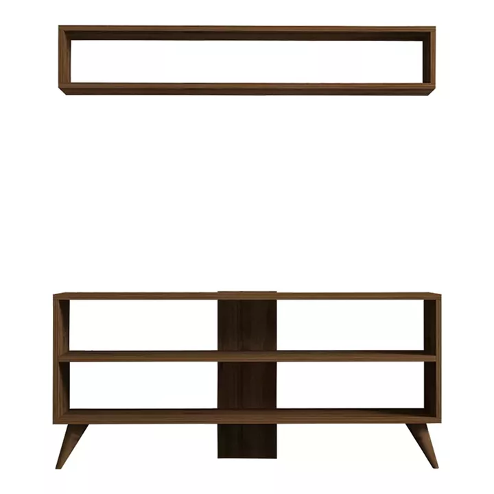 Prestige pakoworld living room set in walnut 120x29.6x50cm
