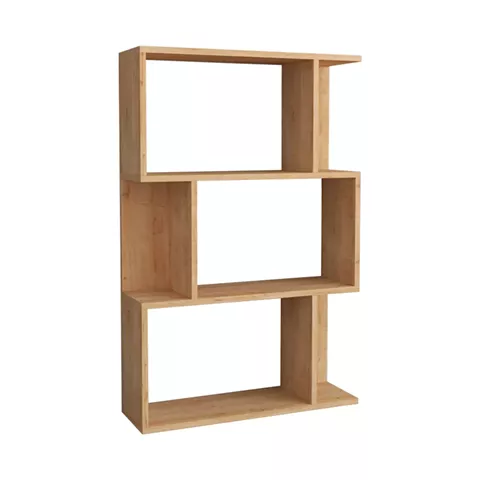 Kadu pakoworld bookcase in oak  shade 72x22x108cm