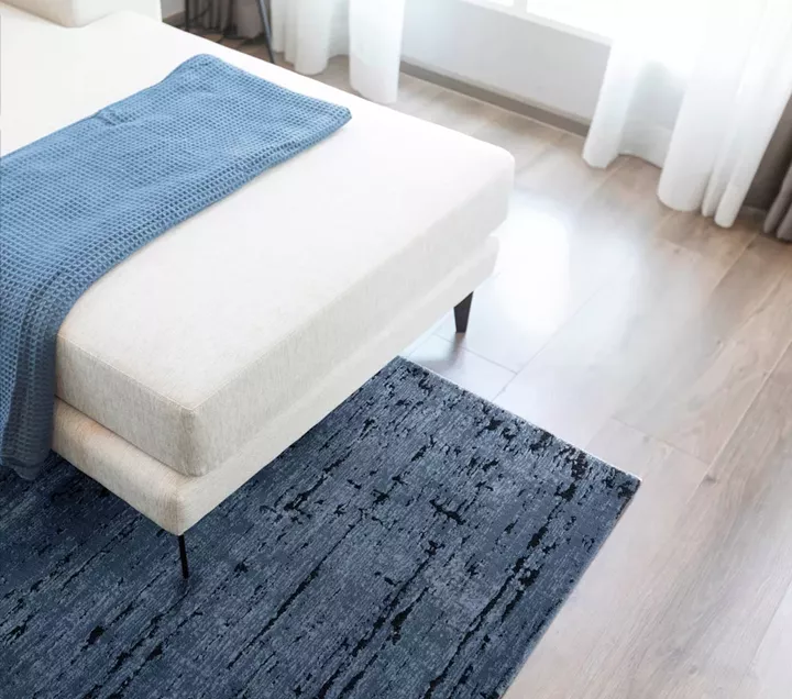 Χαλί Ανάγλυφο Tesso Living Stella A379A DARK BLUE