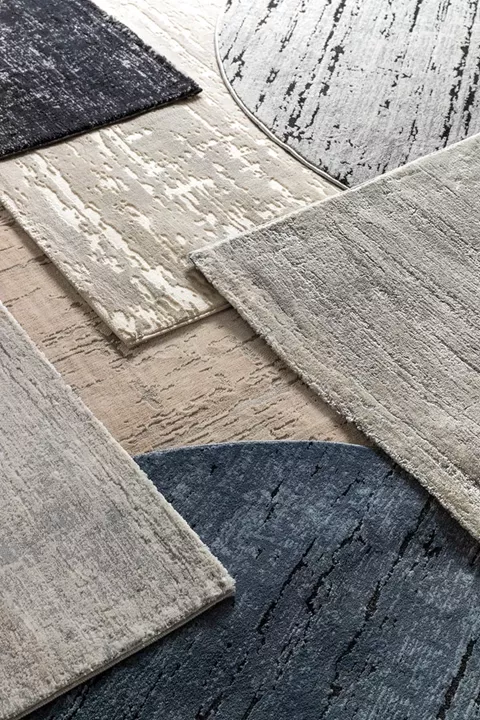Χαλί Ανάγλυφο Tesso Living Stella A379A DARK GREY