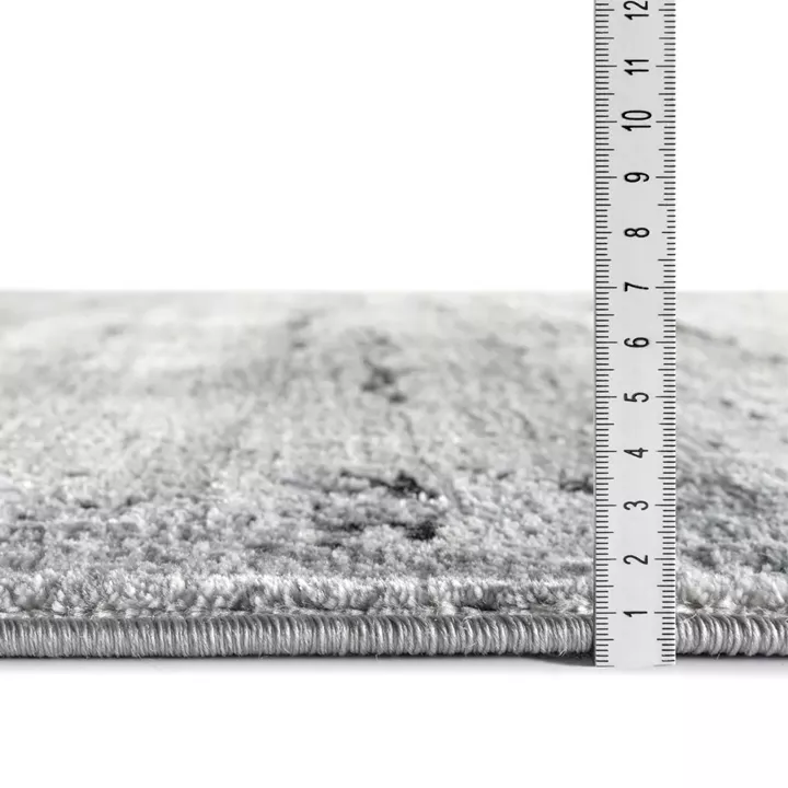 Χαλί Ανάγλυφο Tesso Living Stella A379A DARK GREY