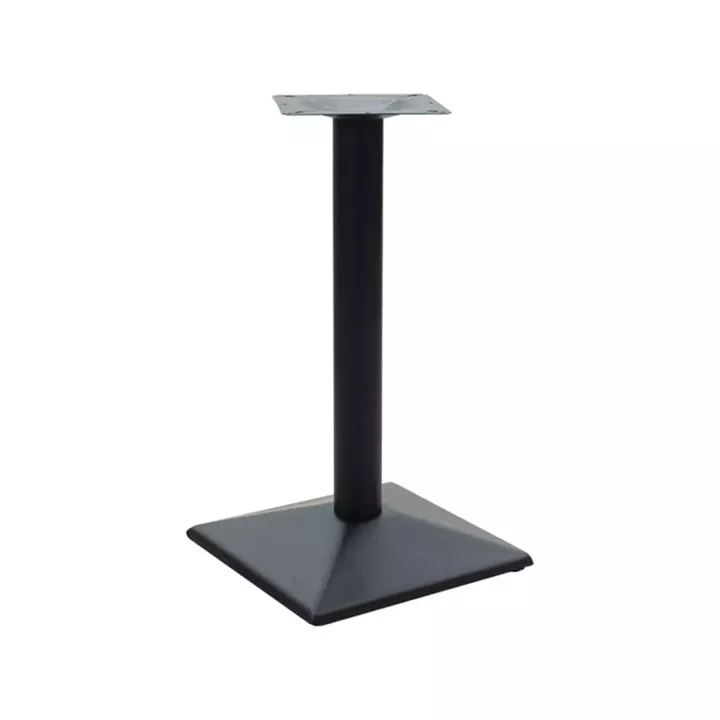 Ova pakoworld metal table base in black shade 40x40x72cm