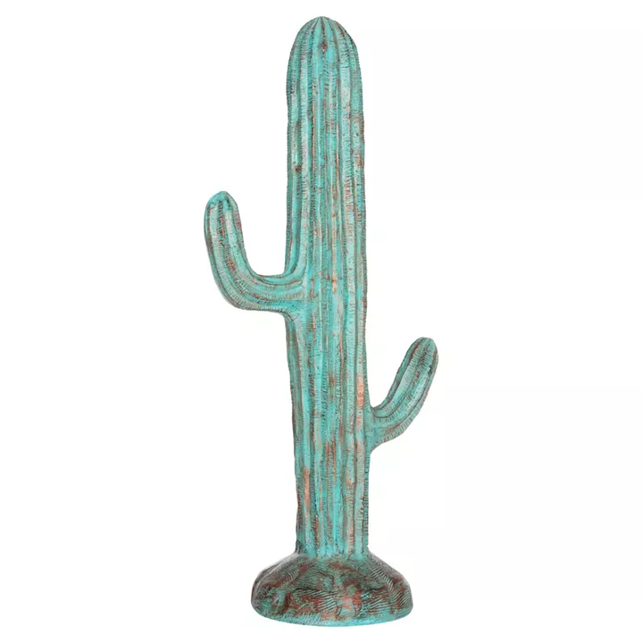 ΔΙΑΚΟΣΜΗΤΙΚΟΣ ΚΑΚΤΟΣ ΔΑΠΕΔΟΥ CACTUS HM4386.03L MDF ΣΕ ΠΡΑΣΙΝΟ 63x37x150Υεκ.