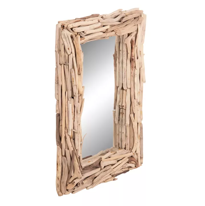 WALL MIRROR TWIGS HM4440 DRIFTWOOD IN NATURAL COLOR 62x10x82Hcm.