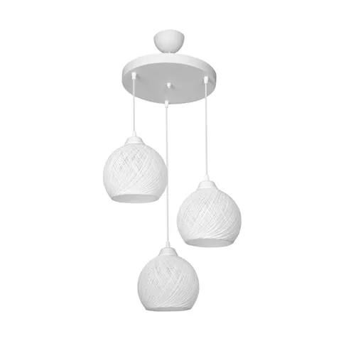 Three-light ceiling light PWL-0973 I  pakoworld E27 white D35x18cm