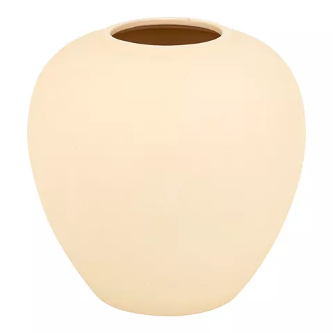 Vase Vegen pakoworld ceramic in cream color D22x24cm