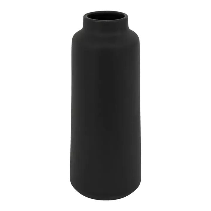 Vase Bender pakoworld ceramic in black color D12x30cm