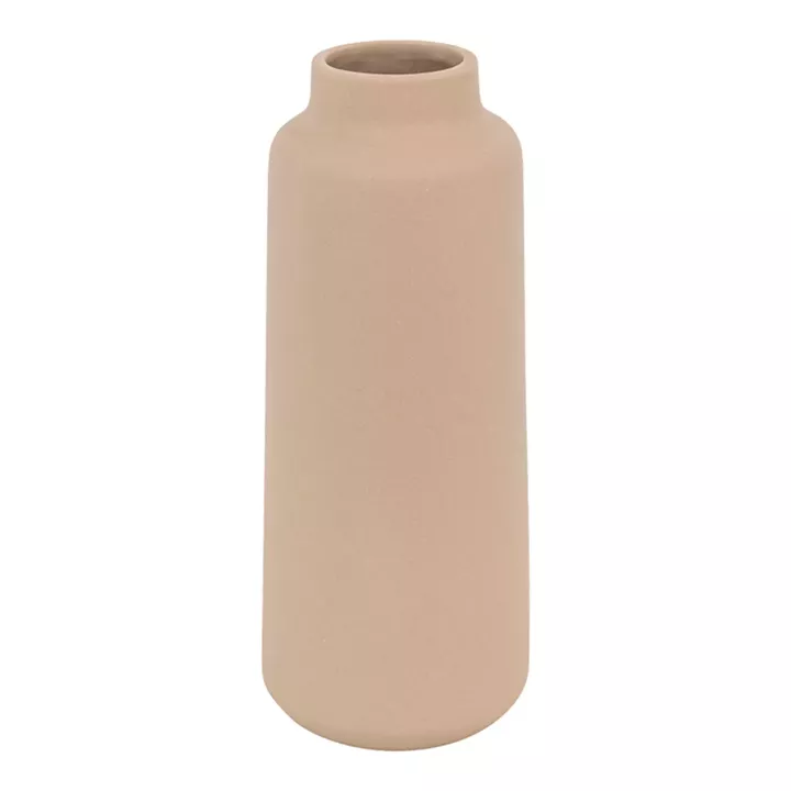 Vase Breal pakoworld ceramic in beige color D12x30cm