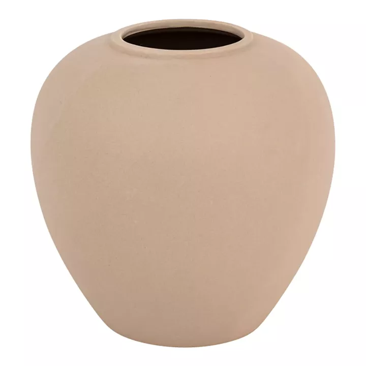 Vase Vegen pakoworld ceramic in beige color D22x24cm