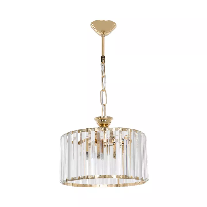 Lavina I pakoworld E27 single-light ceiling lamp in gold shade Φ27x21cm