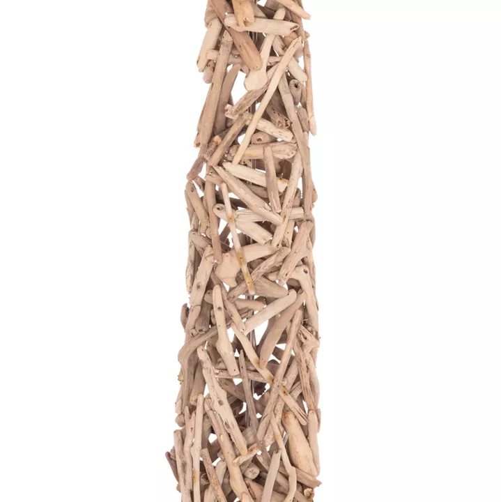 ΔΙΑΚΟΣΜΗΤΙΚΟ ΦΩΤΙΣΤΙΚΟ ΔΑΠΕΔΟΥ ALTAR HM4429 DRIFTWOOD--ΛΕΥΚΟ PVC Φ45x153Υεκ.