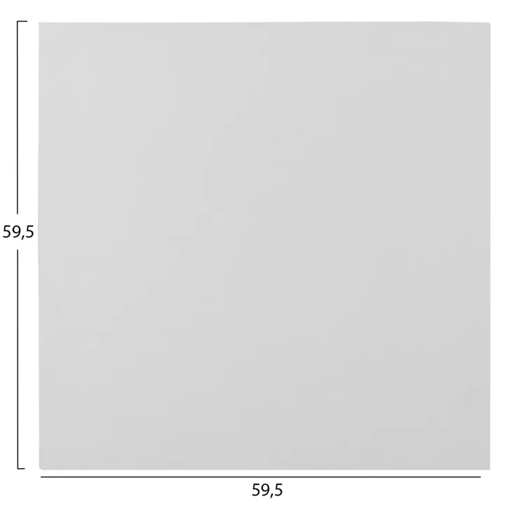 SQUARE HPL TABLETOP COMPACT WHITE 1050 59.5Χ59.5Χ1.5cm.