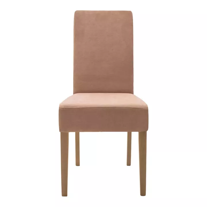 Ditta chair pakoworld rotten apple fabric-sonoma leg 44x56x96cm