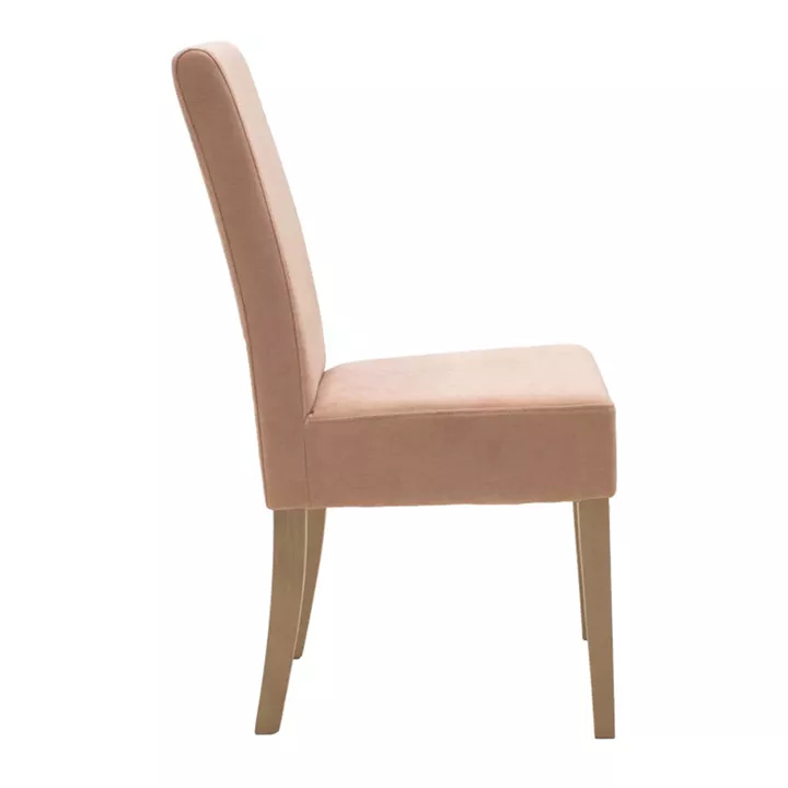 Ditta chair pakoworld rotten apple fabric-sonoma leg 44x56x96cm