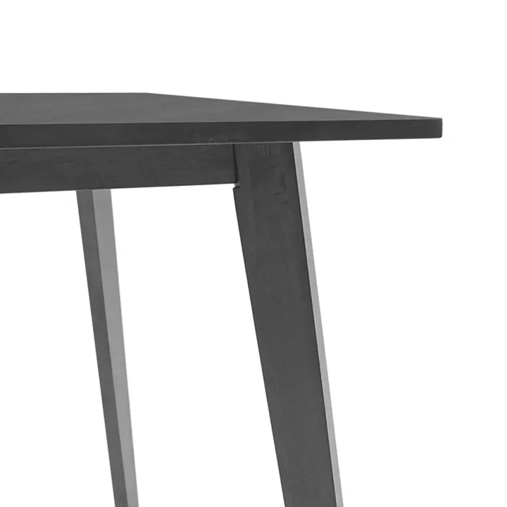 Τραπέζι Benson pakoworld MDF σε rustic grey απόχρωση 80x80x75εκ