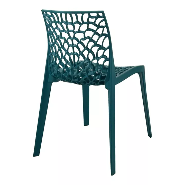 Hush stackable pakoworld pp chair in blue color 50x57x81cm