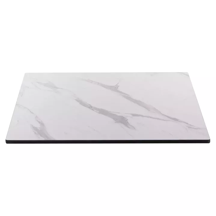 ΕΠΙΦΑΝΕΙΑ ΤΡΑΠΕΖΙΟΥ HPL GLOSSΥ HM6363.01 ΤΕΤΡΑΓΩΝΗ COMPACT ΛΕΥΚΟ ΜΑΡΜΑΡΟ 60x60x1.5εκ