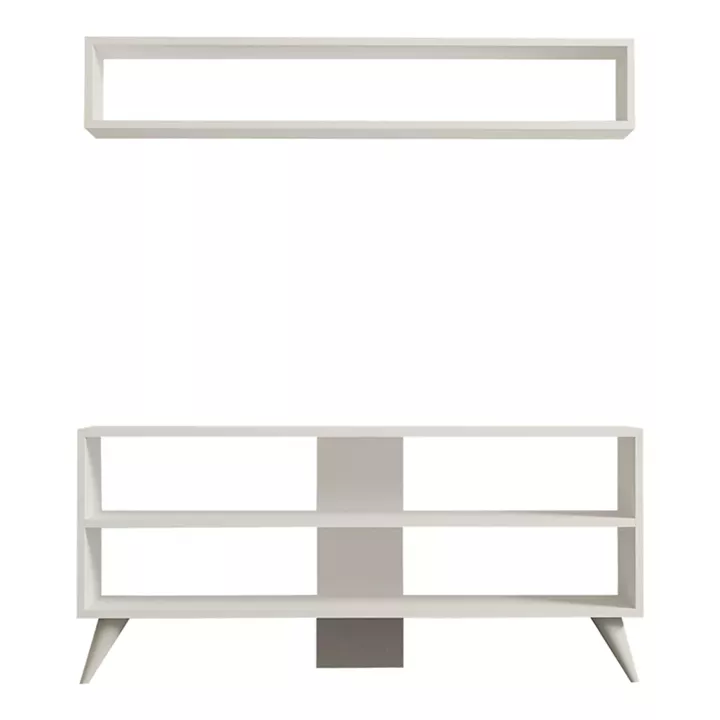 Prestige pakoworld living room set in white 120x29.6x50cm